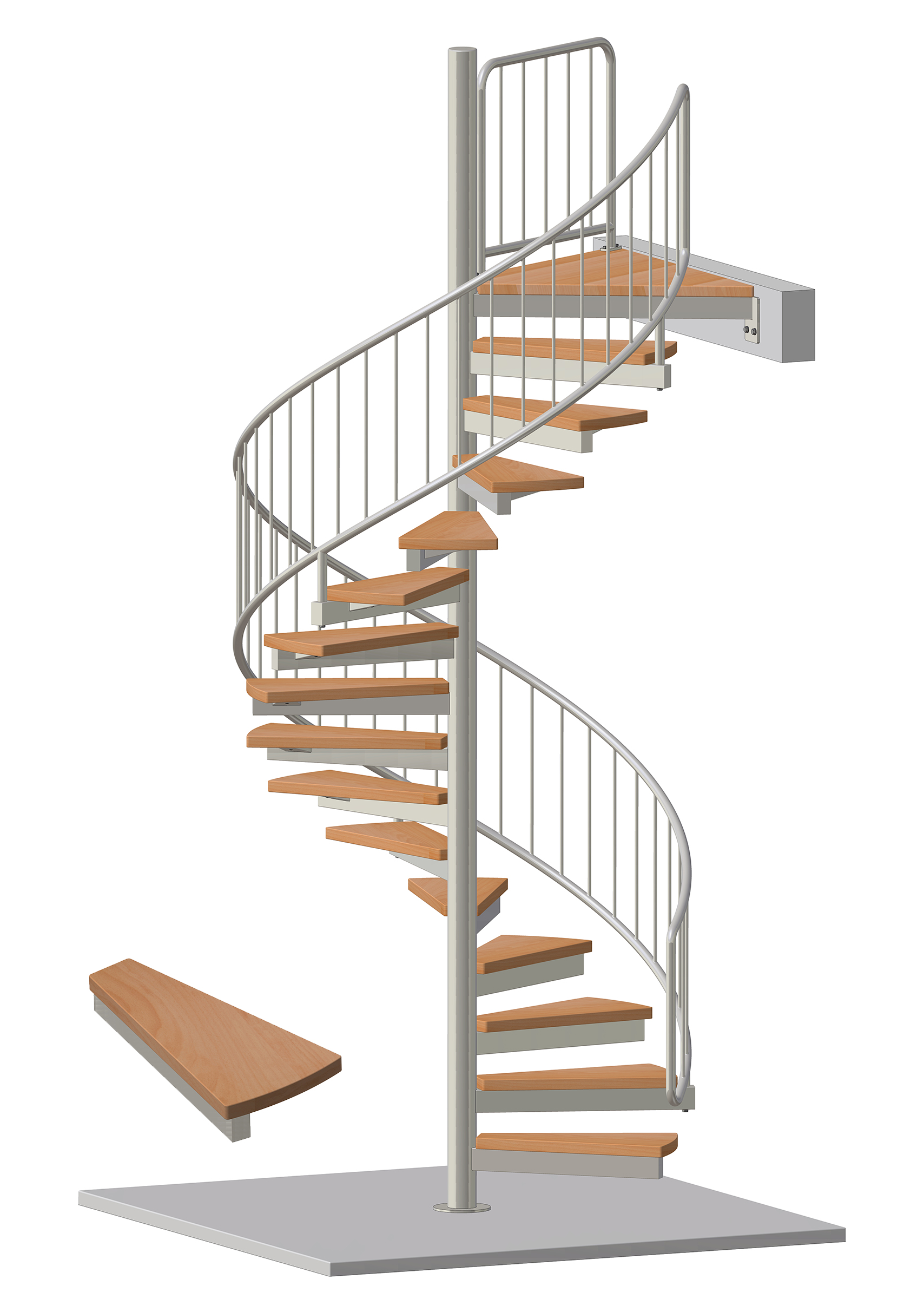 SSP RG - Typ 3 - Spindeltreppe Arthur "klein"
