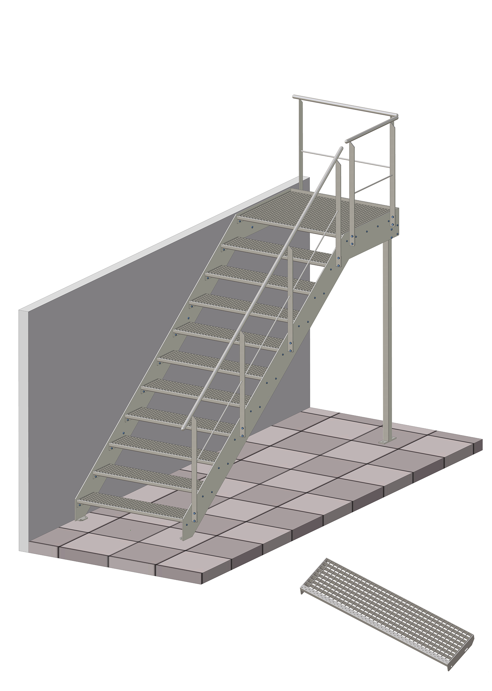 WFG KG - Typ 8 - Wangentreppe Julius